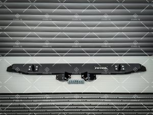 Paraurti posteriore uso gravoso Nissan Patrol GR Y60. V2