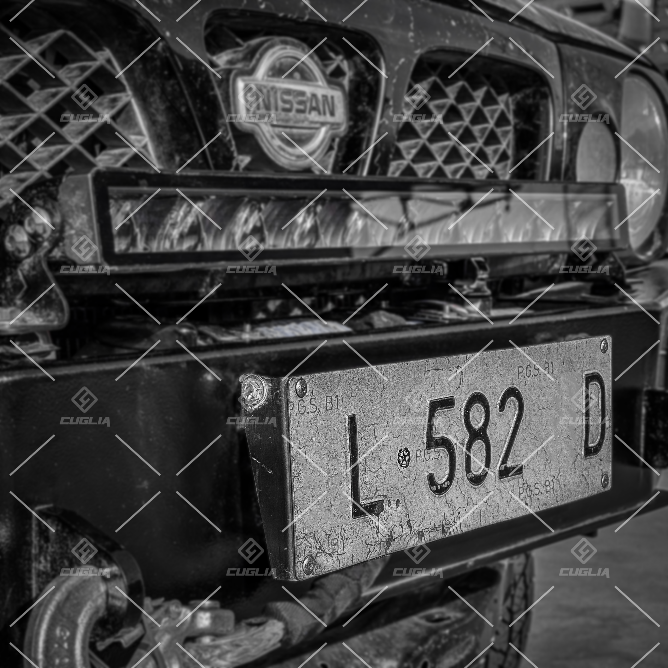 Portatarga Regolabile A Cerniera Paraurti Fuoristrada Off Road - immagine 5