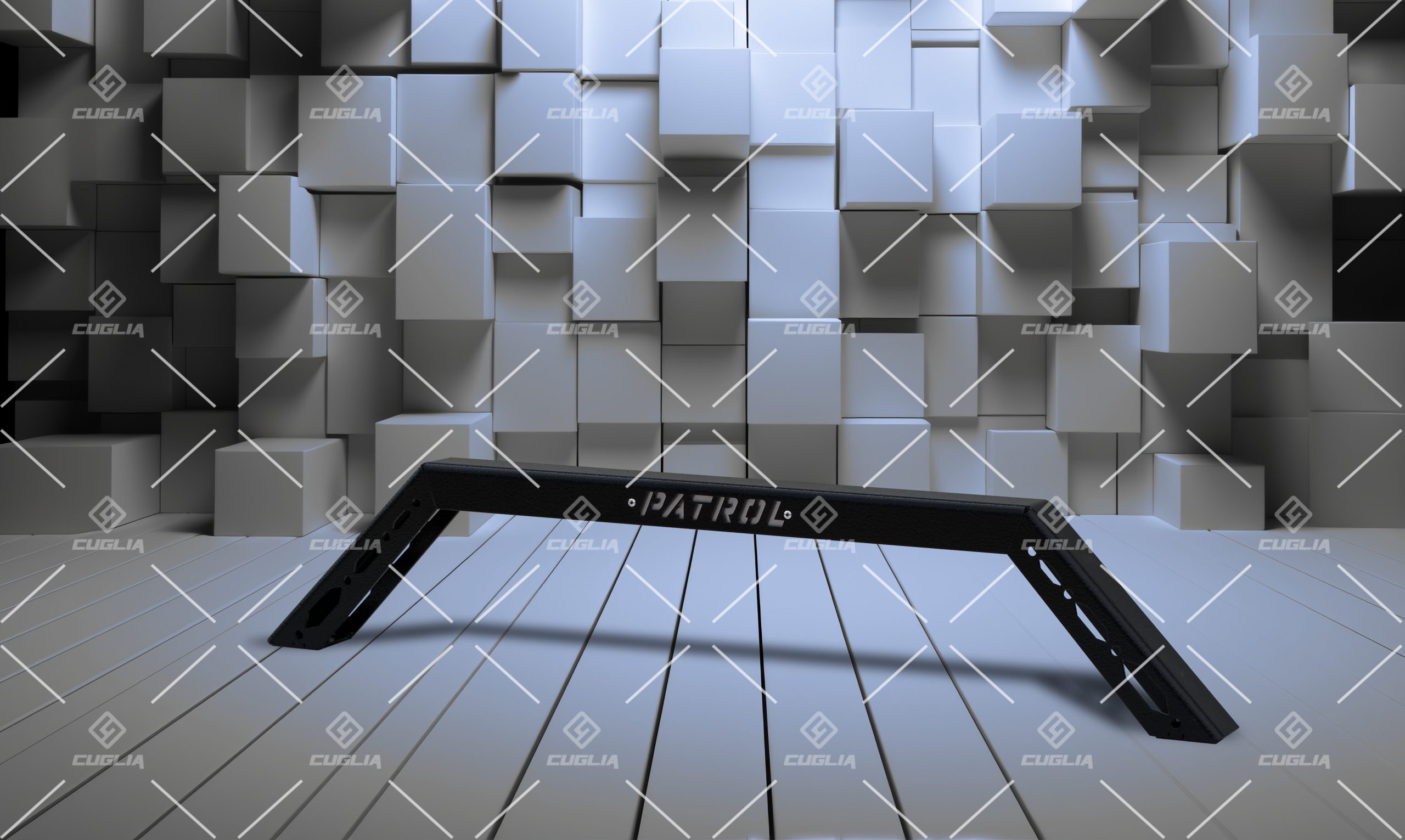 Bullbar Off-Road Uso Gravoso per Nissan Patrol TR / GR Y60 - immagine 2