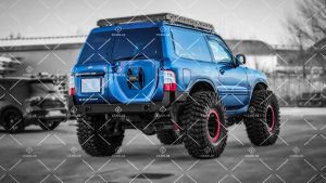 Paraurti posteriore uso gravoso Nissan Patrol GR Y61