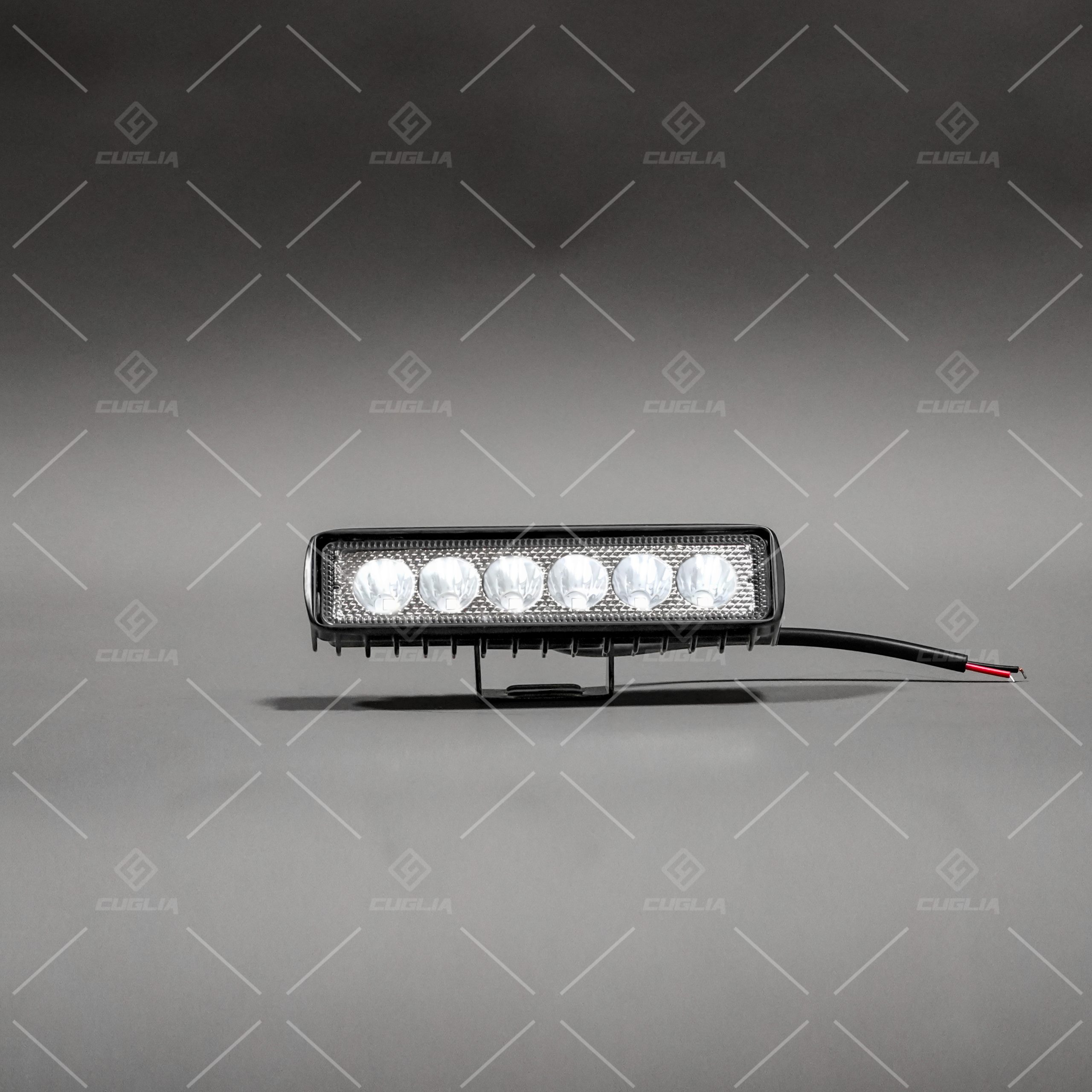Barra LED da Lavoro 6″ 18W IP67 Universale 12–24V Flood