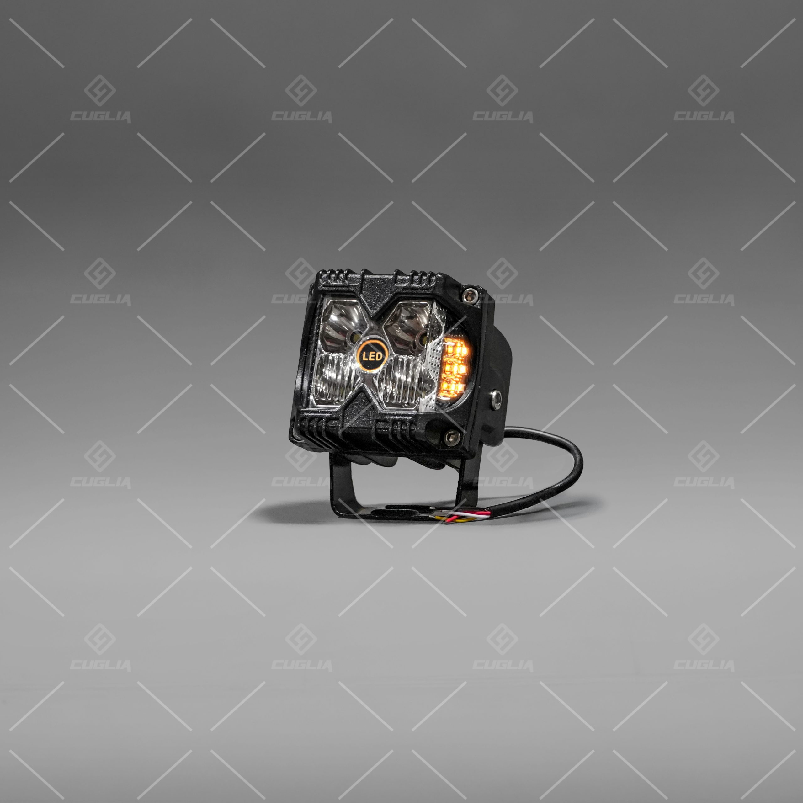 Faro LED 3″ 45W Bianco IP67 Spot DRL Universale 12–24V - immagine 3
