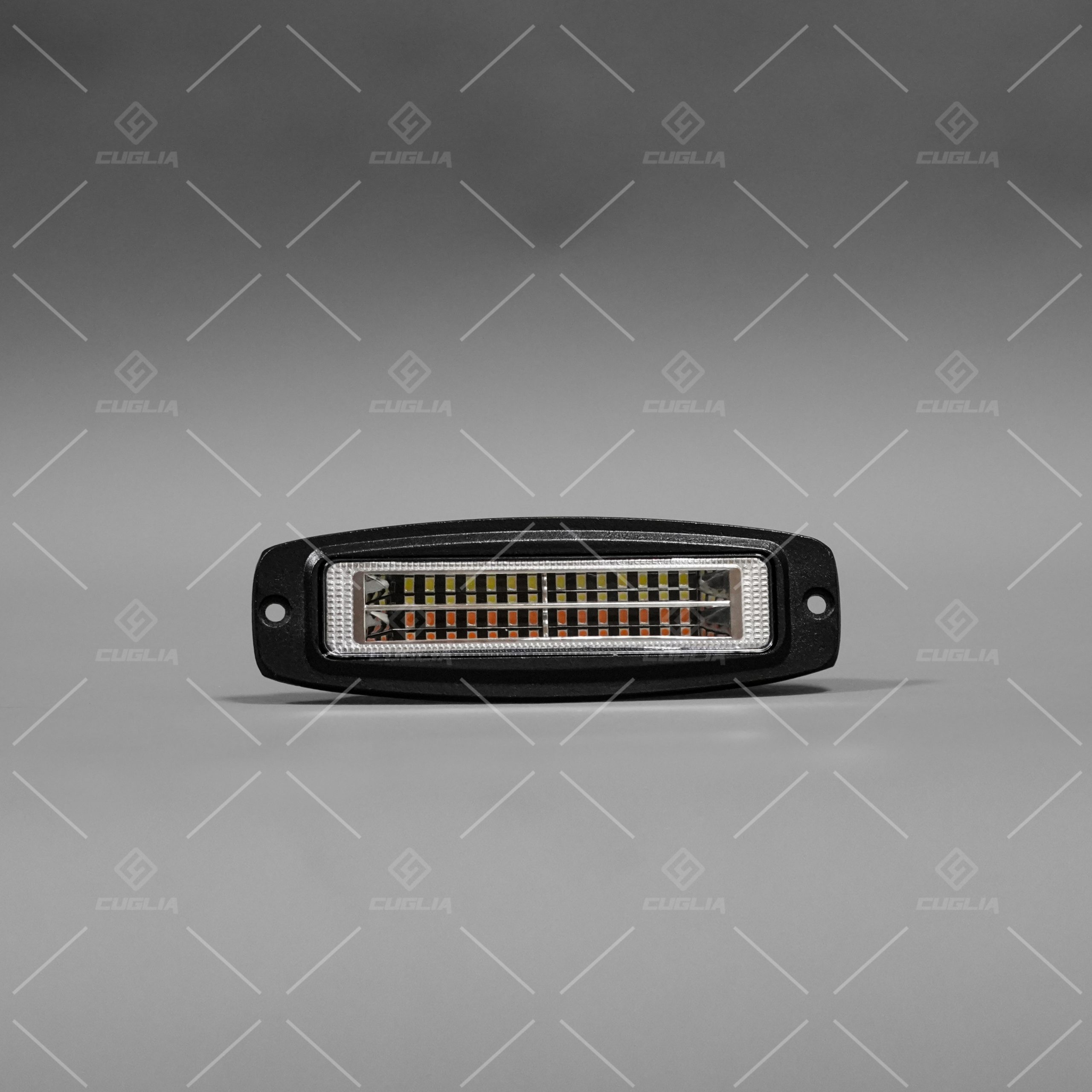 Barra LED da Lavoro 7″ 54W IP67 Bianco Arancione Spot Flood - immagine 4