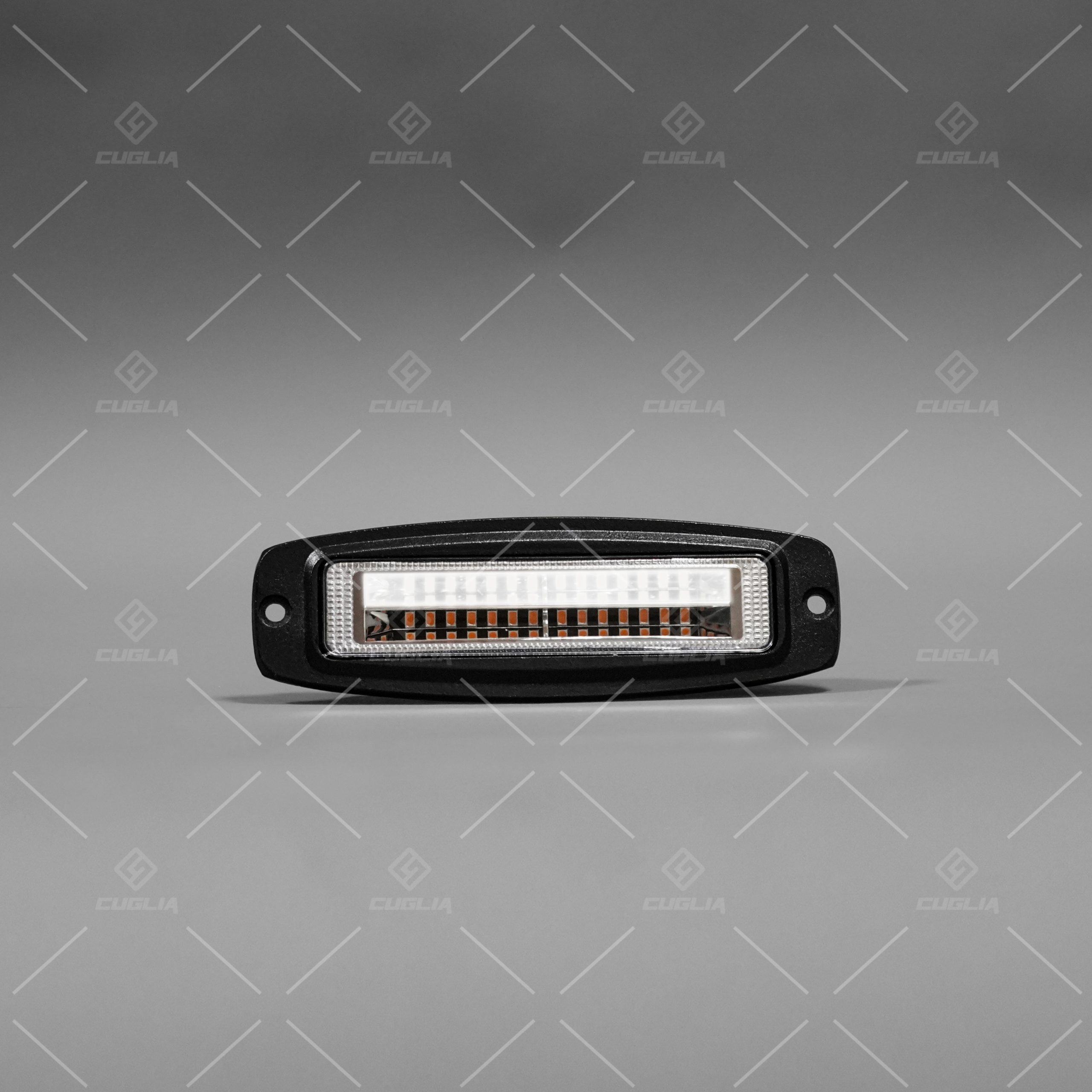 Barra LED da Lavoro 7″ 54W IP67 Bianco Arancione Spot Flood - immagine 3