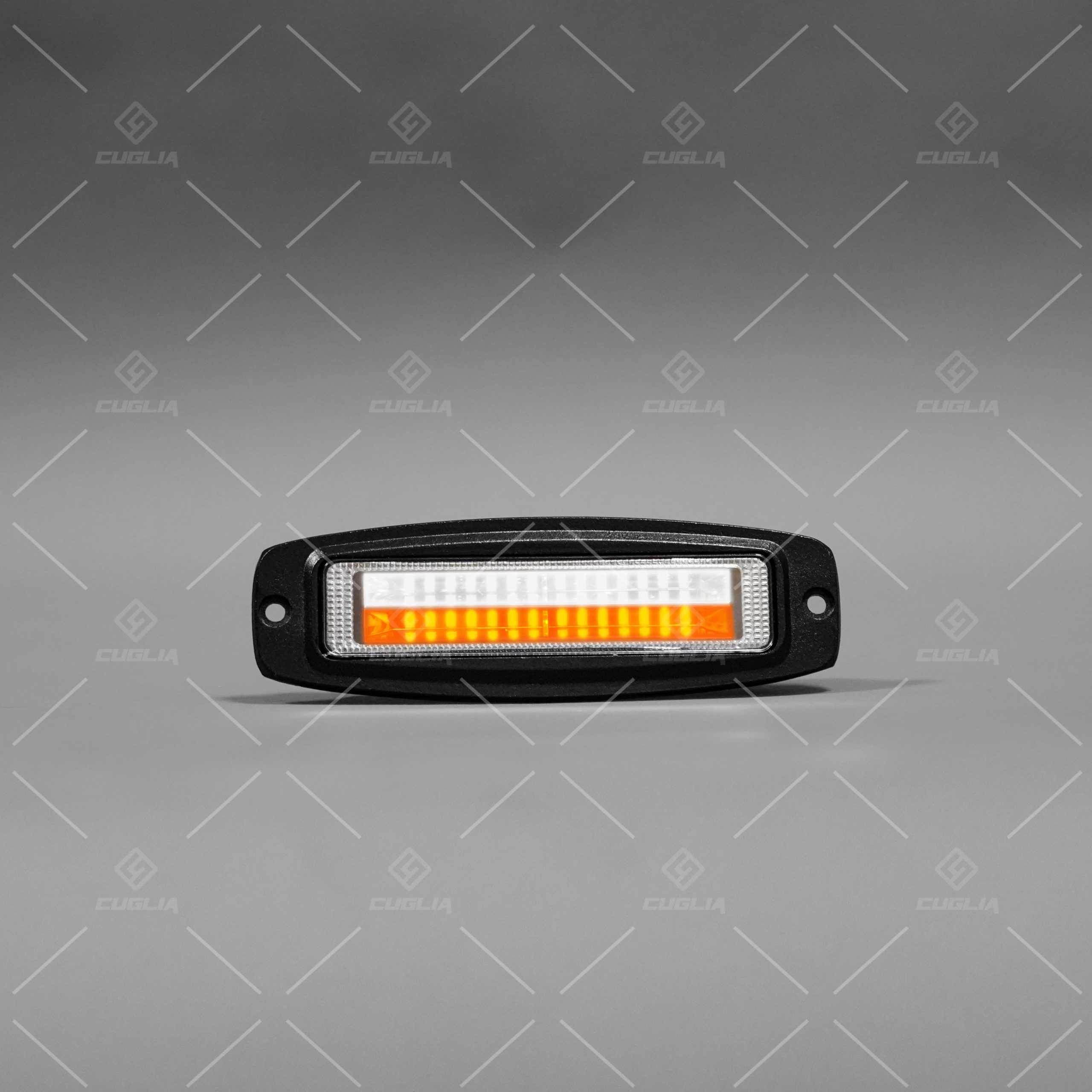 Barra LED da Lavoro 7″ 54W IP67 Bianco Arancione Spot Flood