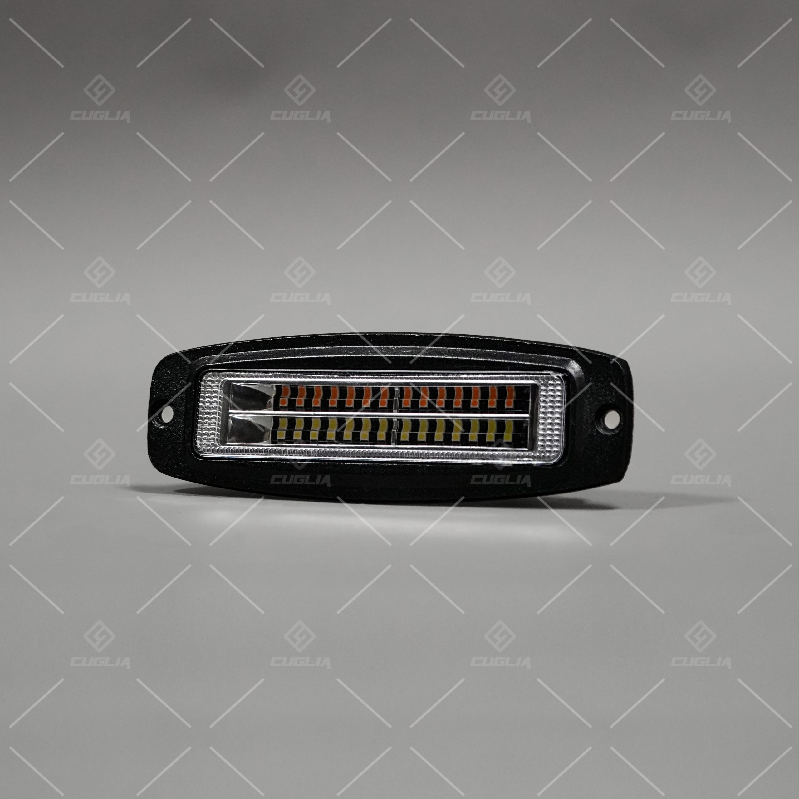 Barra LED da Lavoro 7″ 54W IP67 Bianco Arancione Spot Flood - immagine 5