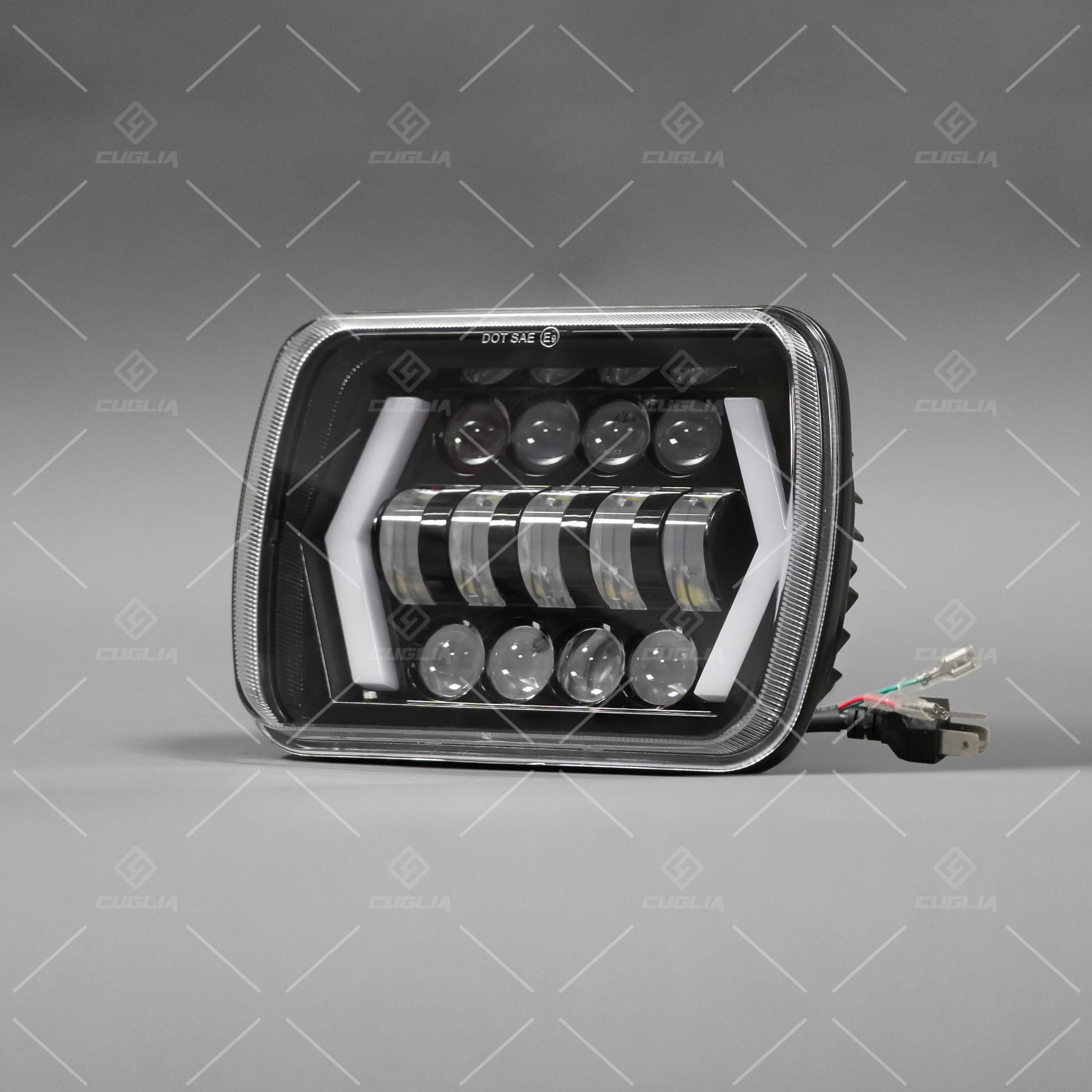 Fari LED 5x7” H4 Universali 55W Offroad 4x4 - immagine 6
