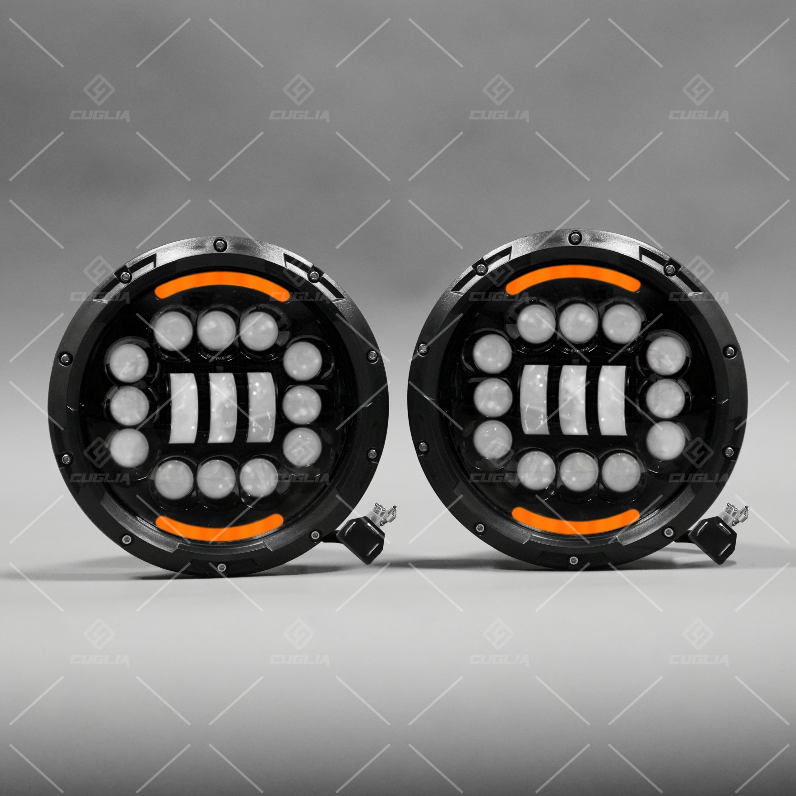 Fari LED 7” 90W H4 High/Low Beam DRL Offroad 4x4 - immagine 2