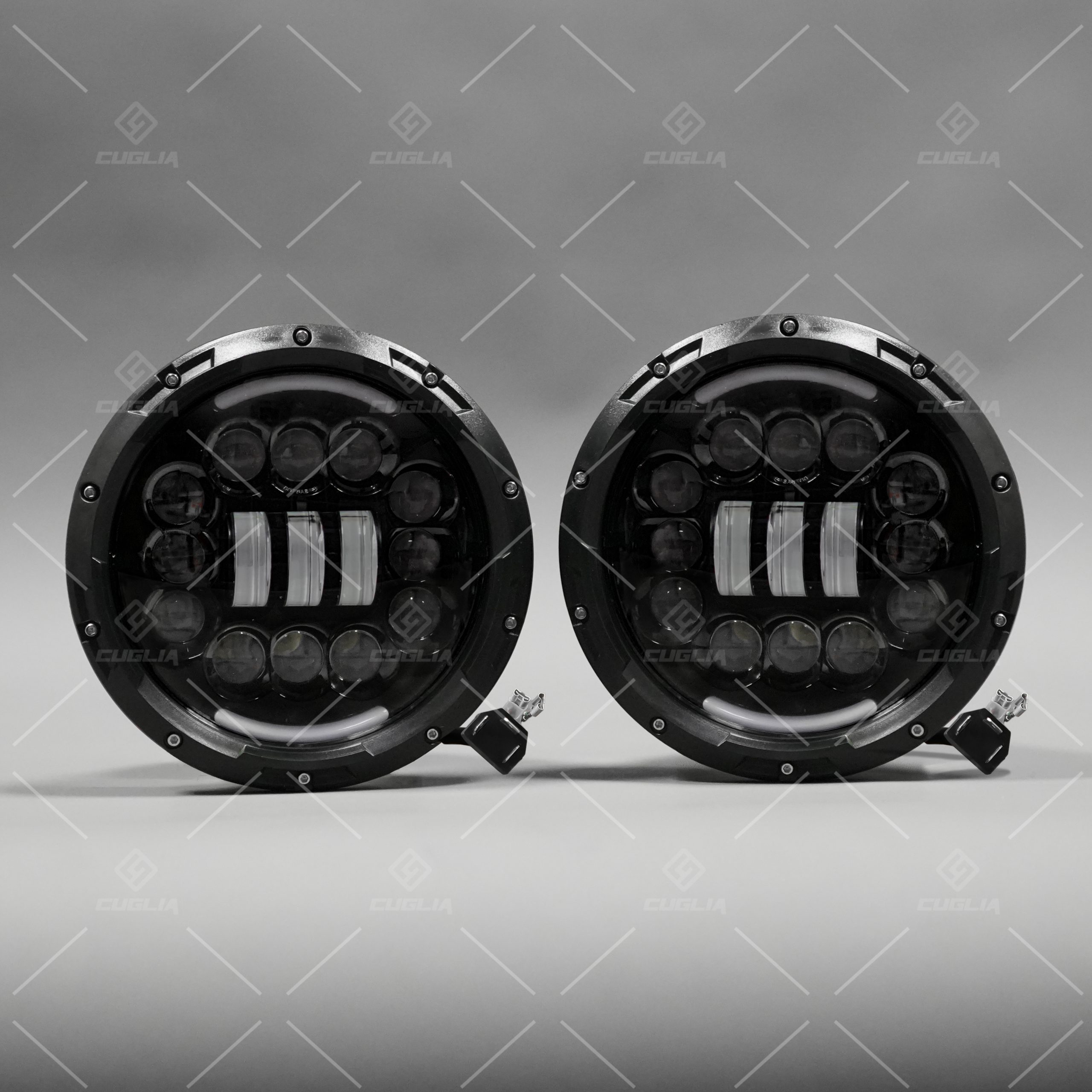 Fari LED 7” 90W H4 High/Low Beam DRL Offroad 4x4 - immagine 4