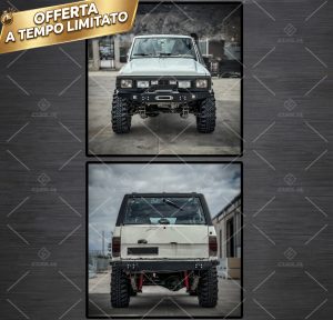 Set 2 Paraurti Uso Gravoso Anteriore+Posteriore Nissan Patrol TR