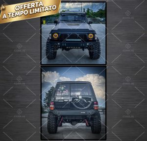 Set 2 Paraurti Uso Gravoso Anteriore+Posteriore Nissan Patrol GR Y60