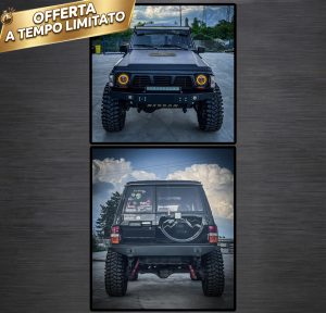 Set 2 Paraurti Uso Gravoso Anteriore+Posteriore Nissan Patrol GR Y60